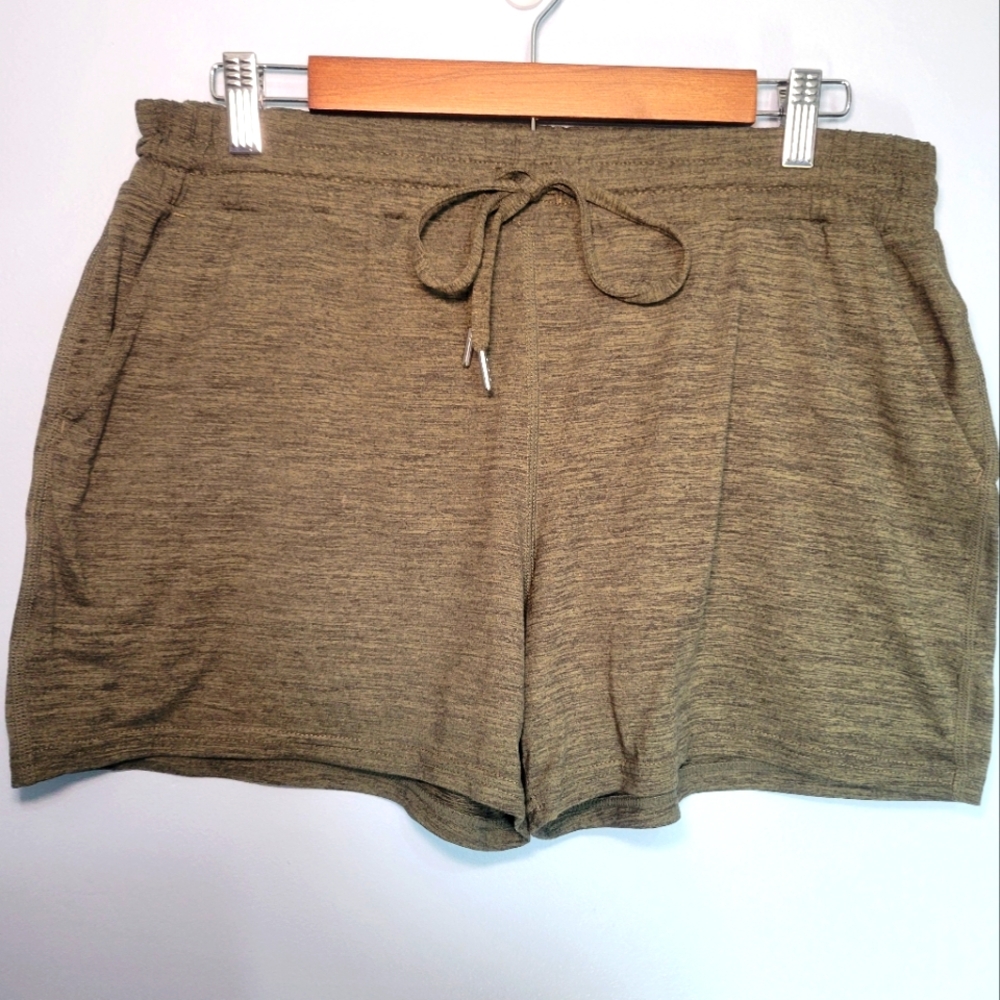 Maurices In Motion Cloud Soft Womens Green‎ Lounge Active Shorts Size Medium